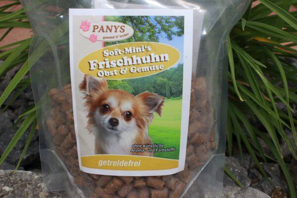 Soft-Mini`s Frischhuhn, Obst u. Gemüse